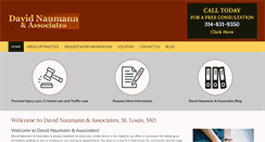 Desktop Screenshot of davidnaumannlaw.com